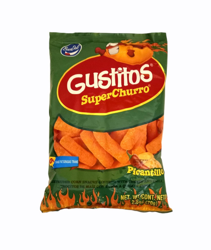 GUSTITOS SUPER CHURRO PICANTIL