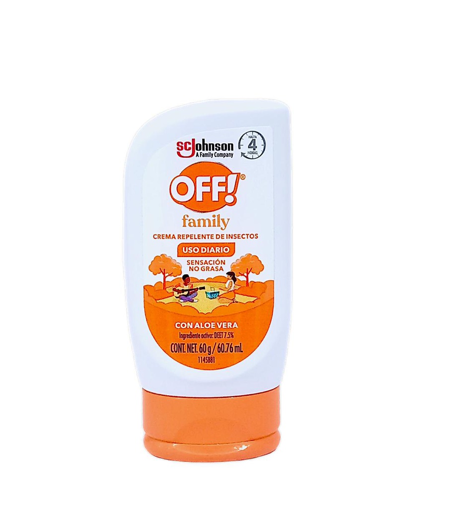 OFF REPELENTE CREMA 60GR  