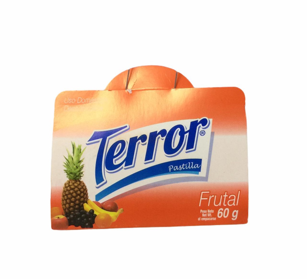 PASTILLA TERROR FRUTAL 50 GRAMOS