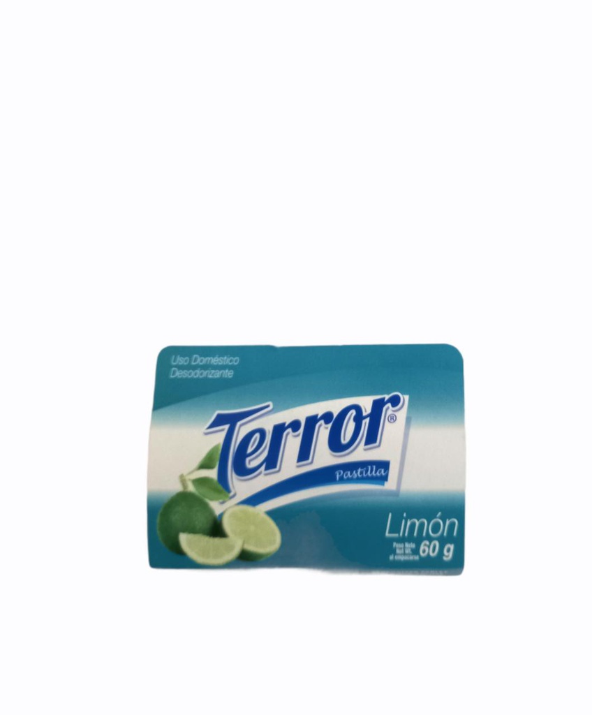 PASTILLA TERROR LIMON 50 GRAMOS