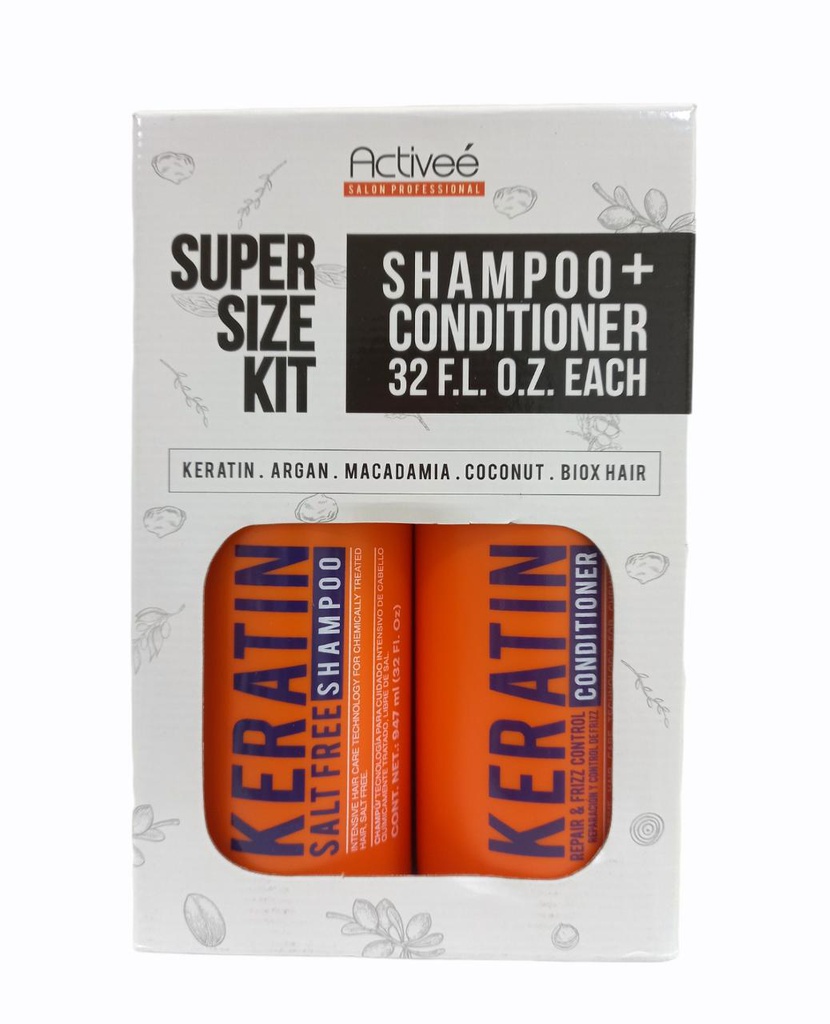 SHAMPOO+ACOND  ACTIVEE KERATIN