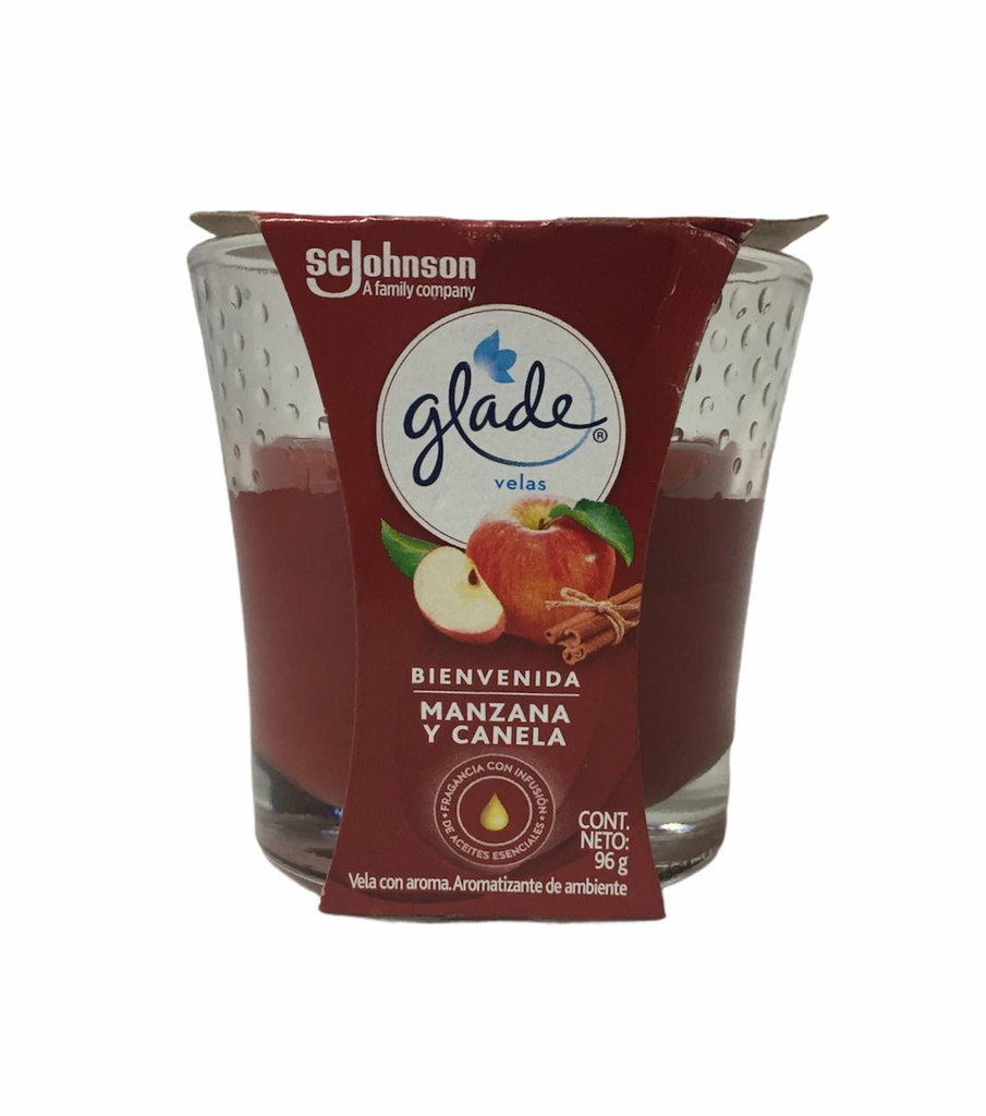 VELA GLADE MANZANA CANELA 96G