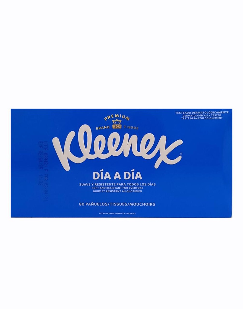 KLEENEX ORIGINAL DIA A DIA 80U