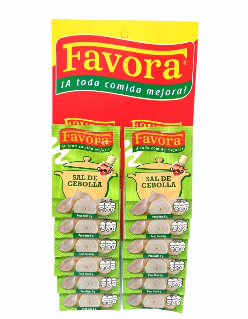 SAL DE CEBOLLA FAVORA 6 G RIST