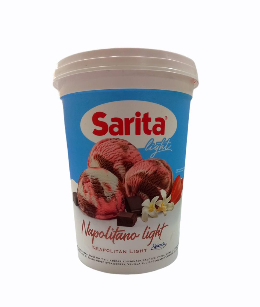 HELADO NAPOLITANO LIGTH SARITA