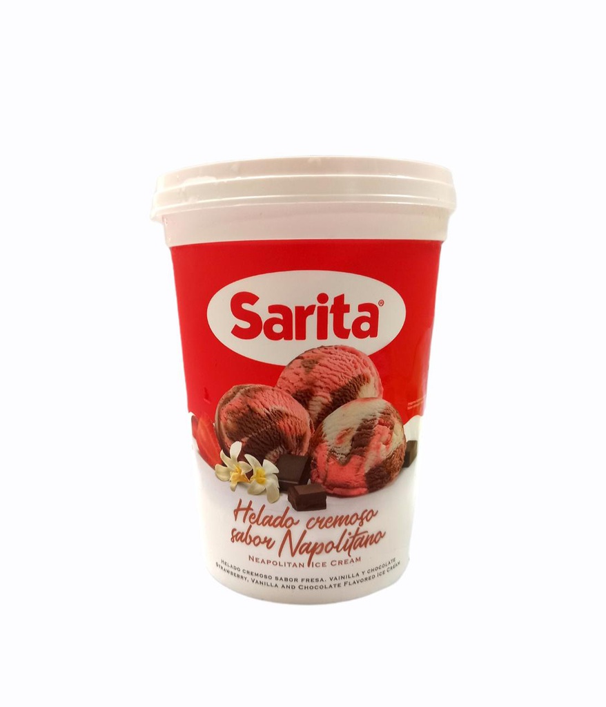 HELADO NAPOLITANO SARITA 1 LIT