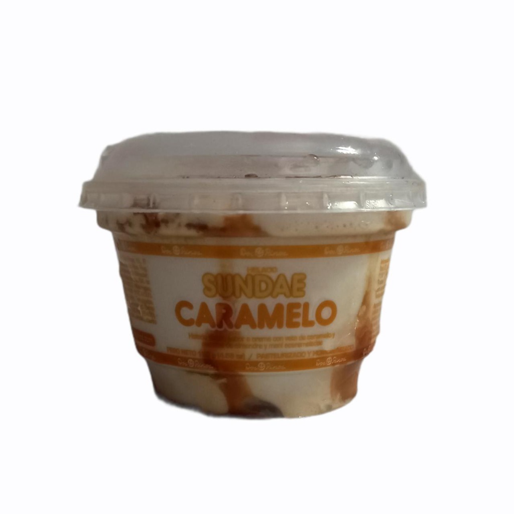 HELADO SUNDAE CARAMELO DOS PIN