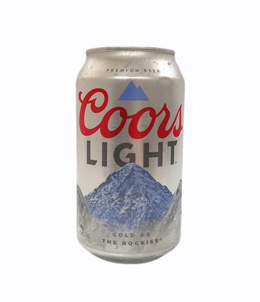 CERVEZA COORS LIGHT LATA 355 M