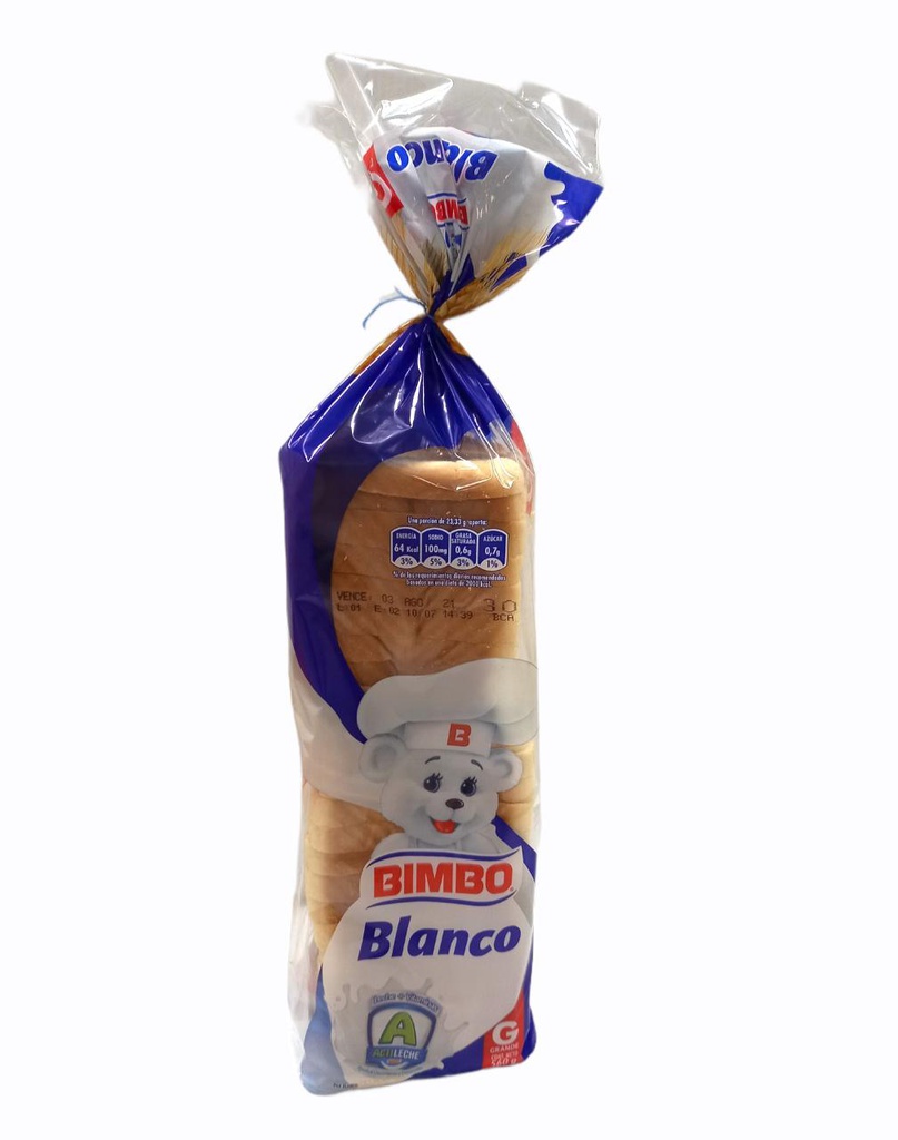 PAN MOLDE BLANCO BIMBO 580GR G