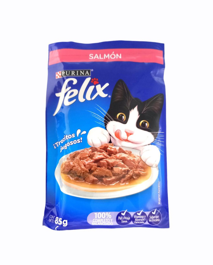 COMIDA GATO FELIX SALMON 85G