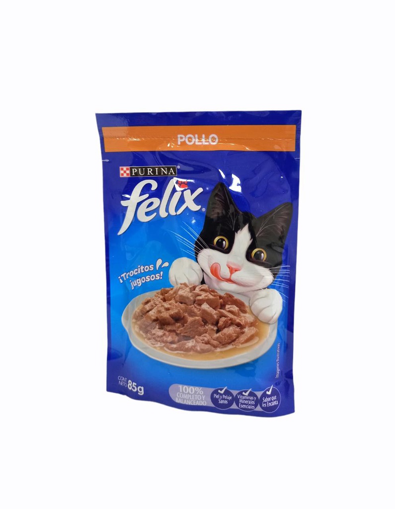 COMIDA GATO FELIX POLLO 85G