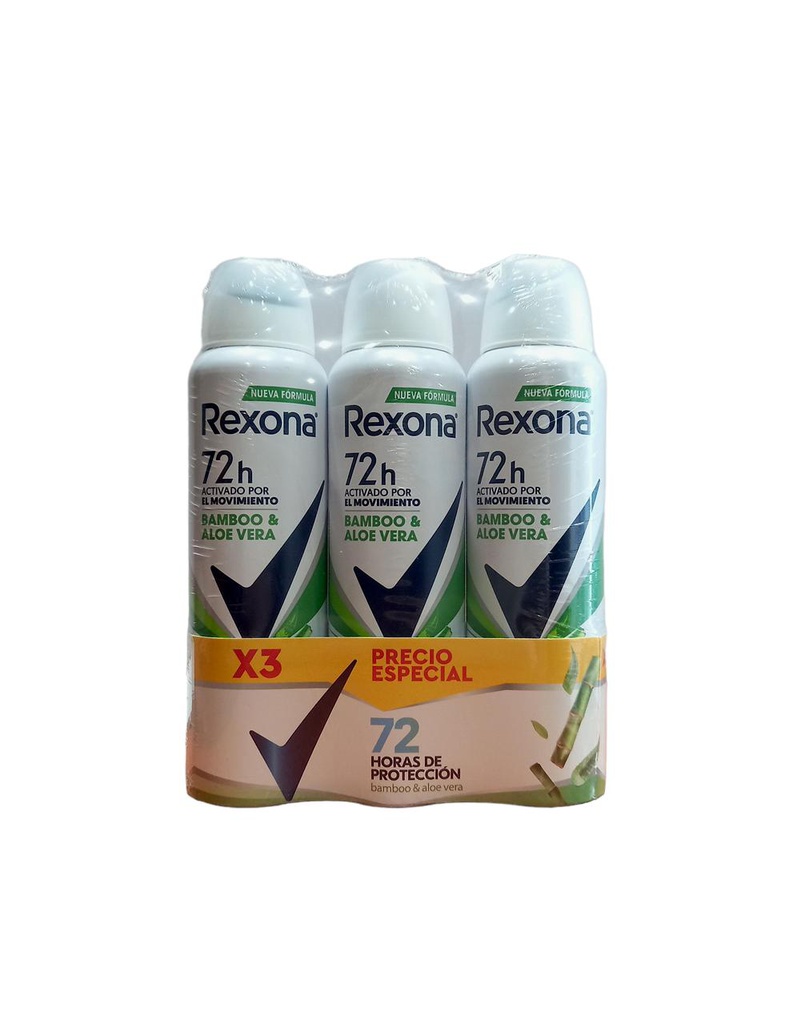 3PACK REXONA BAMBO AERO 150ML