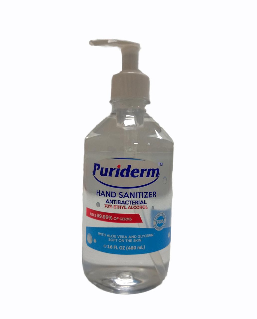 GEL PARA MANOS PURIDERM 480ML