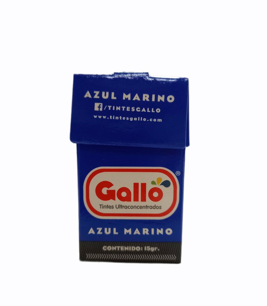 TINTE GALLO P/ROPA AZUL 15 G  