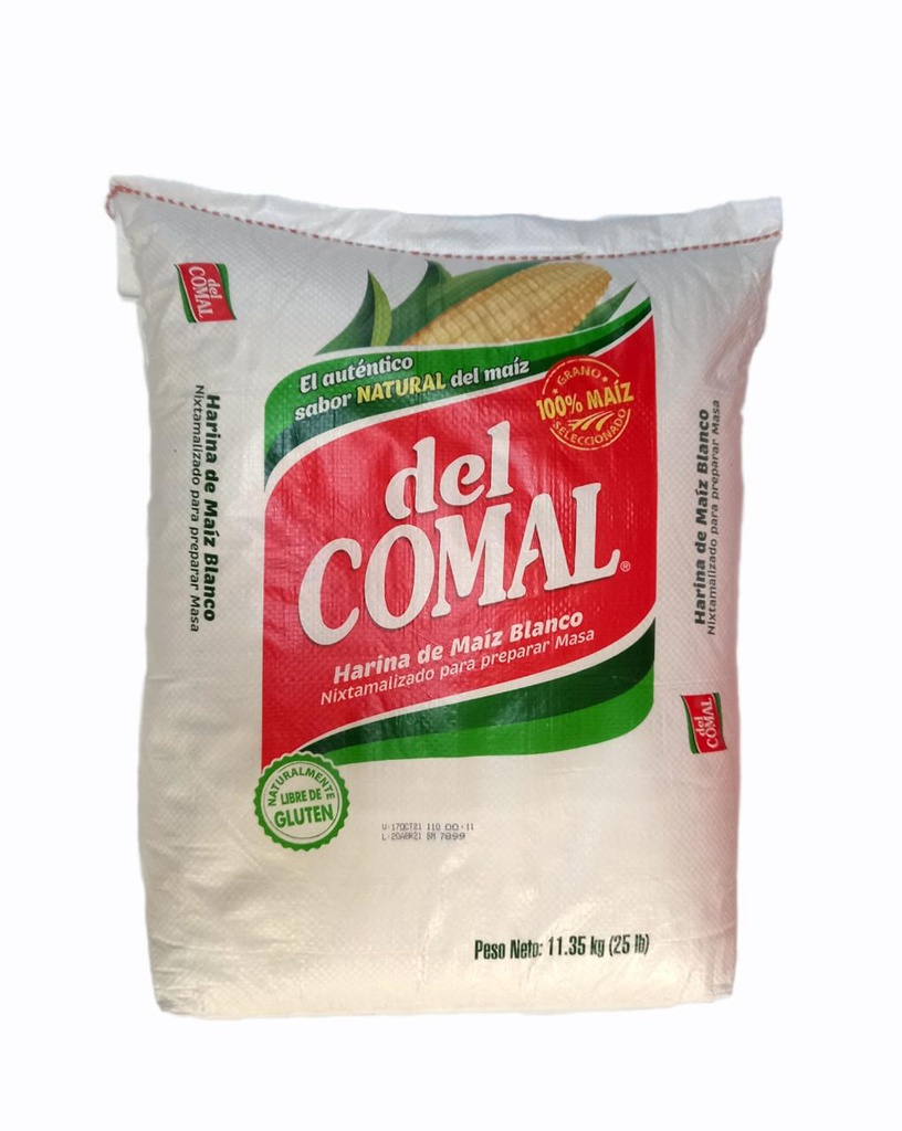 SAQ DEL COMAL HARINA MAIZ 25LB