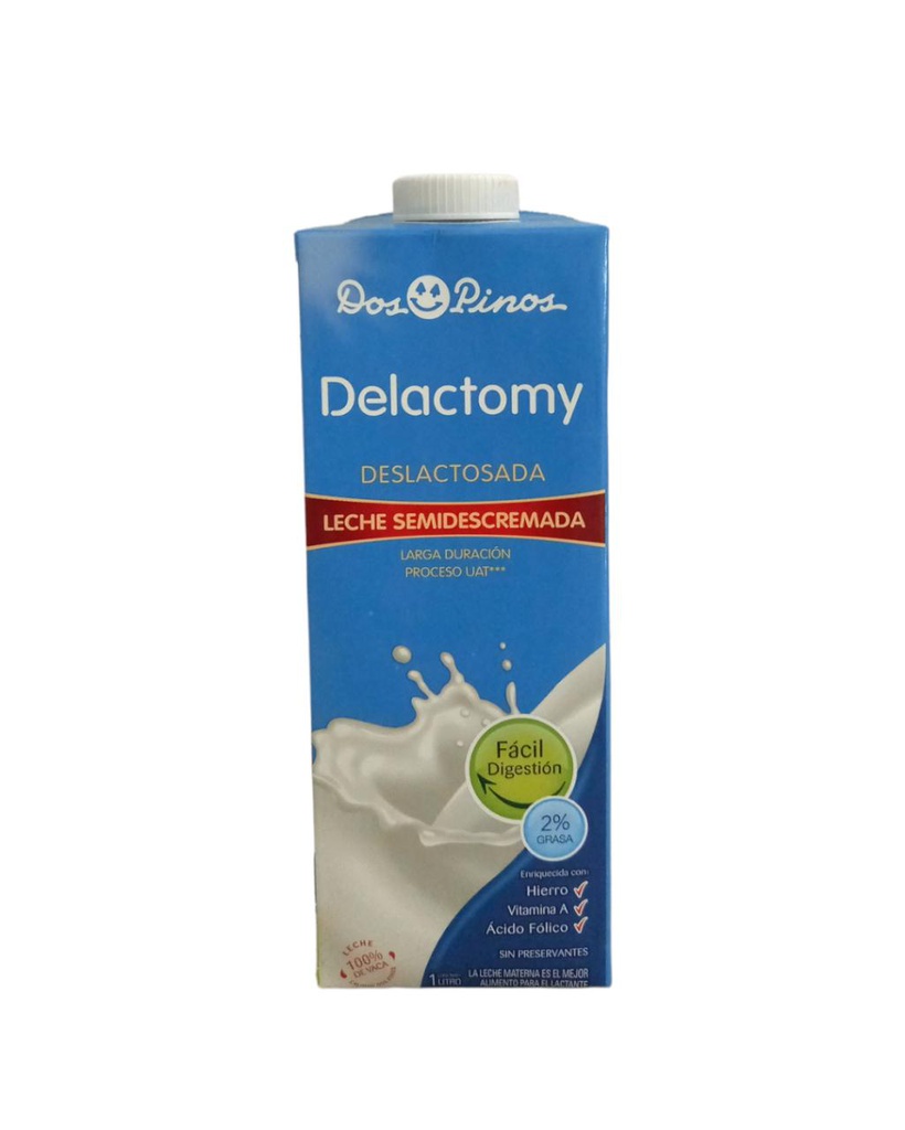 LECHE DOS PINOS DELACTOMY SEMI 1LT