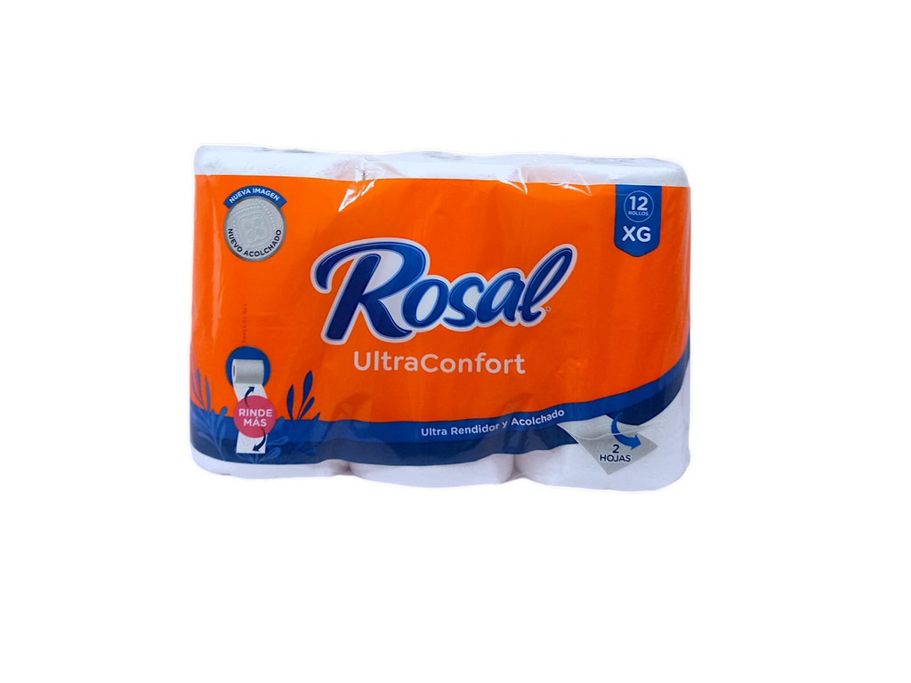 PAPEL HIGIENICO ROSAL 12 ROLLO