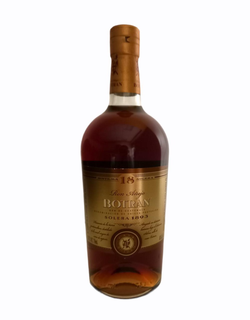 RON BOTRAN AÑEJO 750 ML 18 AÑO