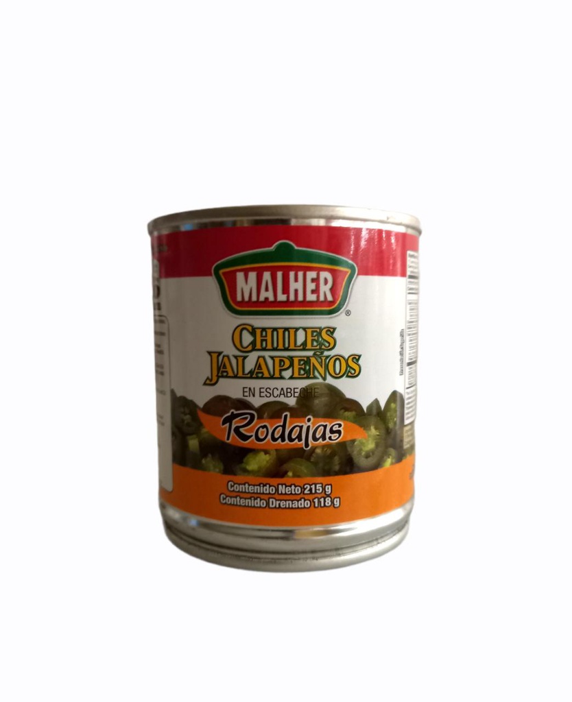 CHILE MALHER RODAJAS 215G 