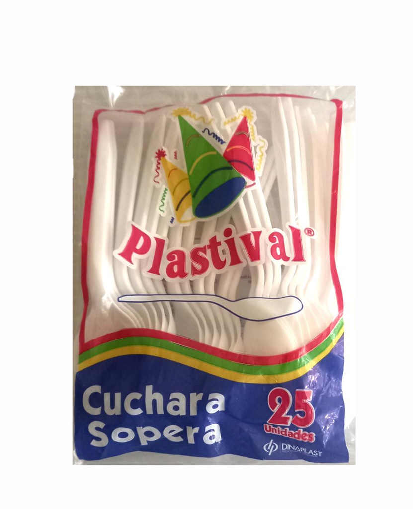 CUCHARA SOPERA PLASTIVAL 25 UN