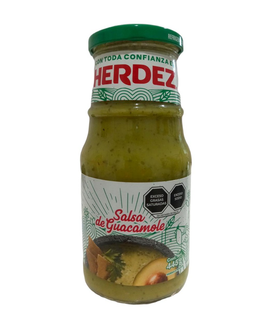 SALSA GUACAMOLE HERDEZ 445G