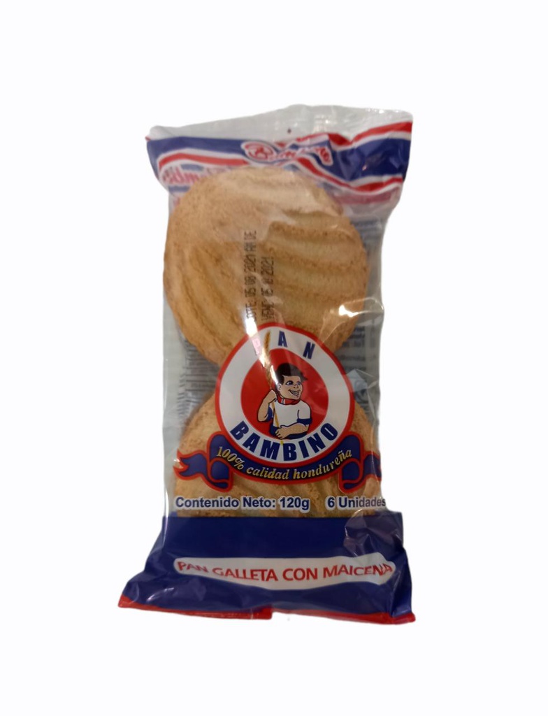 PAN GALLETA CON MAICENA 120G 