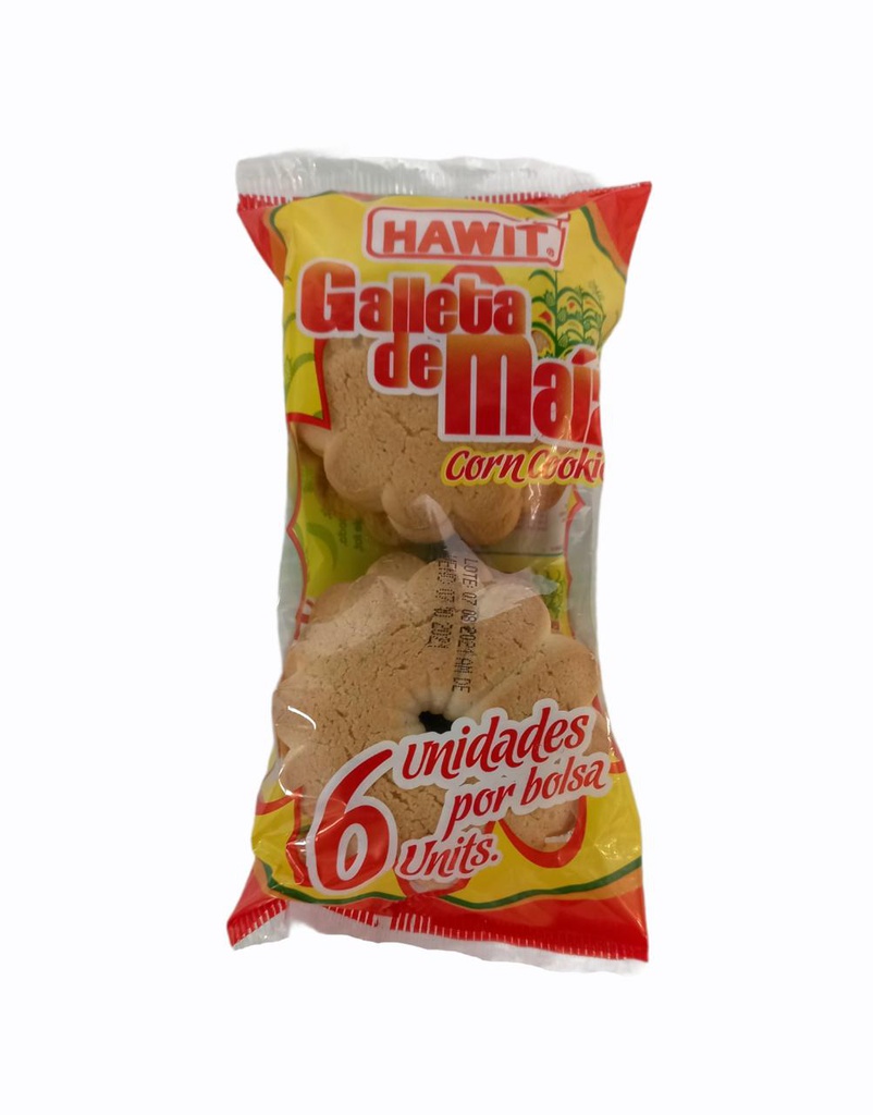 GALLETA MAIZ 6 UNI HAWIT