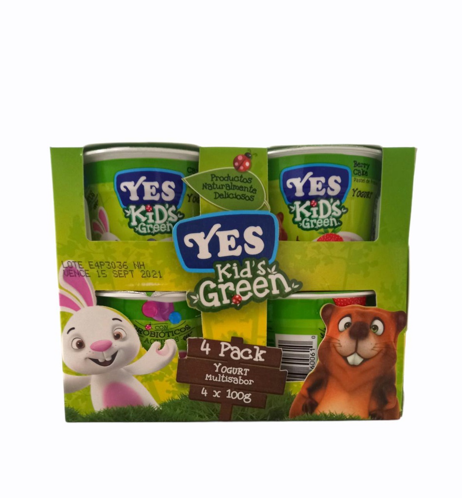 YOGURT YES KIDS GREEN MULTI SA