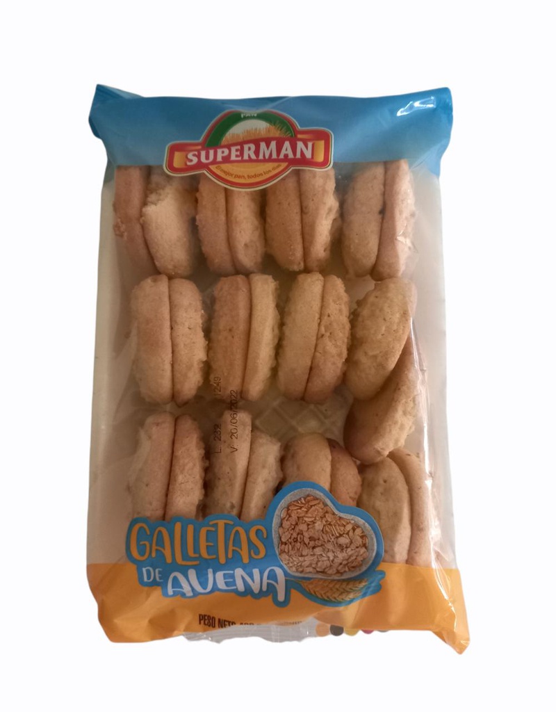 GALLETAS DE AVENA SUPERMAN 24U