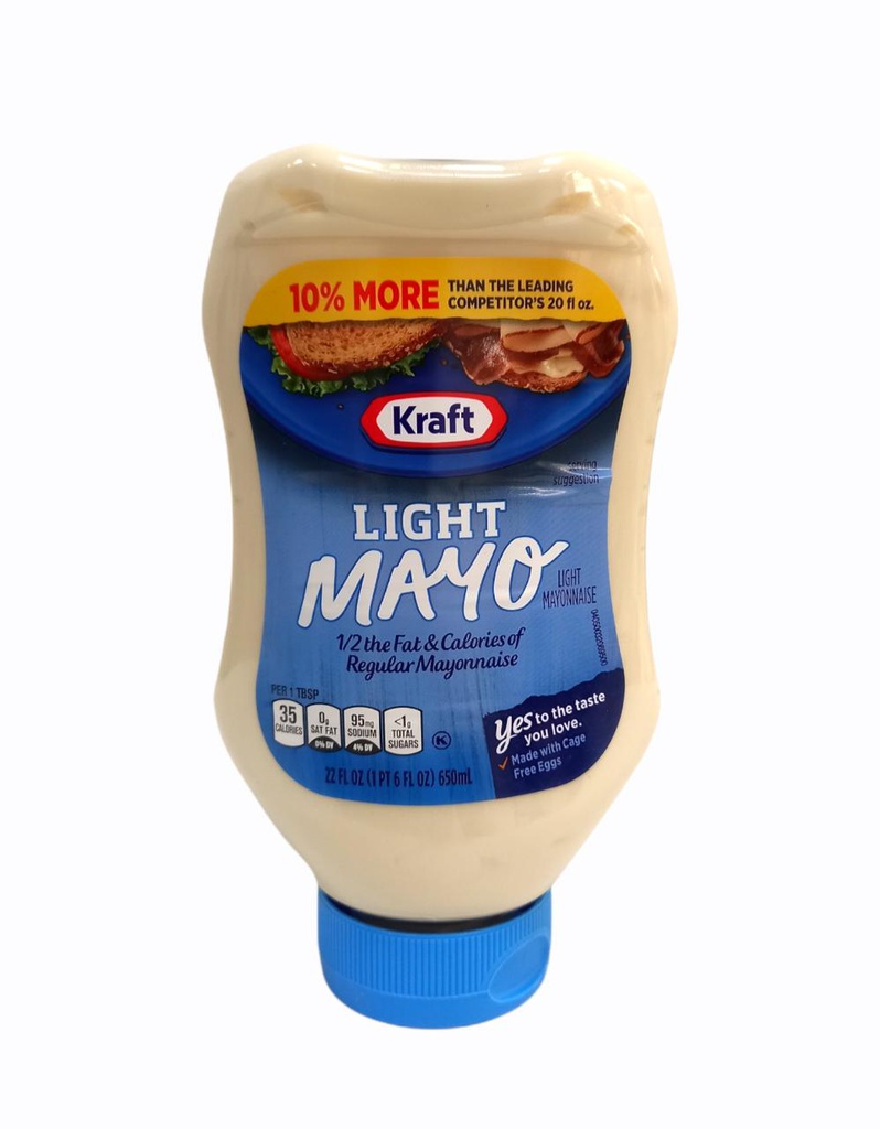 MAYONESA LIGHT KRAFT 22 OZ