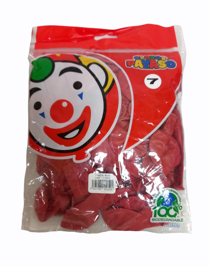 GLOBOS PAYASO VARIEDAD 100UNI