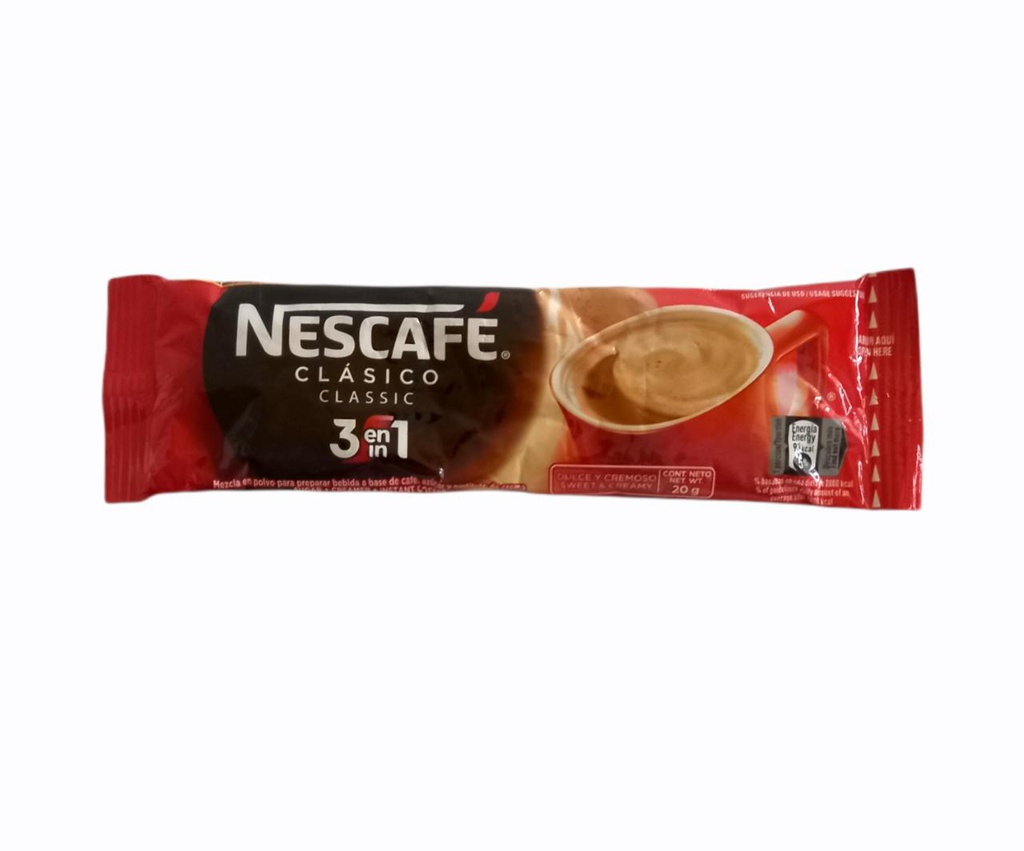 NESCAFE CLASICO 3 EN 1 20 G