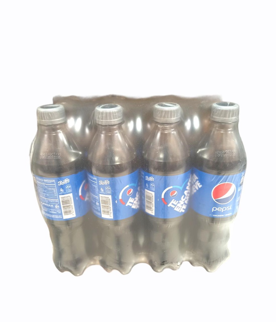 PAQUETE DE PEPSI 500ML 12 UNDS