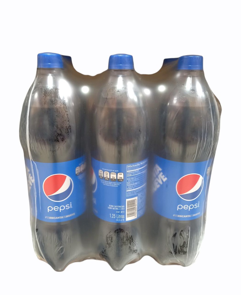 PAQUETE DE PEPSI 1 25 LITROS 6 UNDS