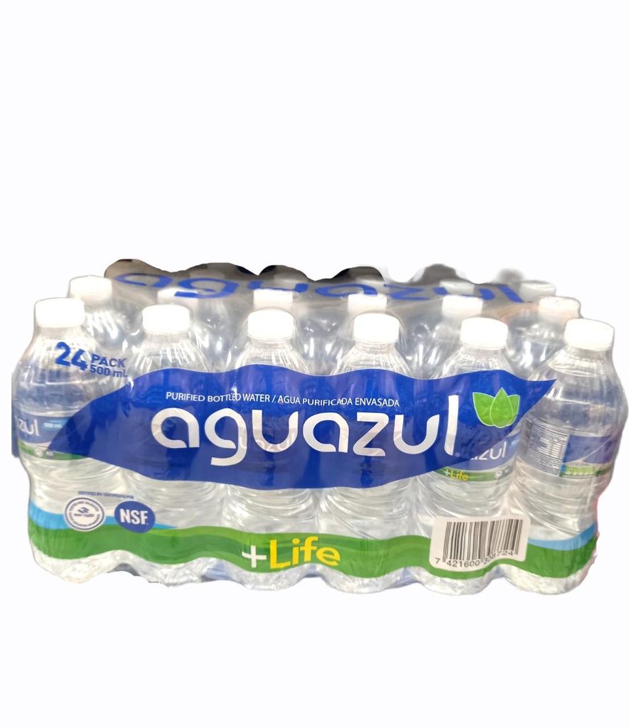 PAQUETE DE AGUAZUL LIFE 500 ML 24 UNDS