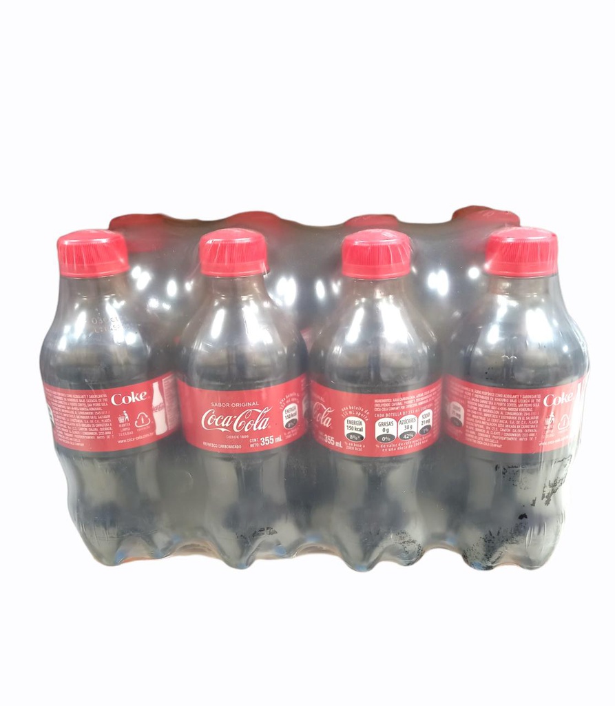 PAQUETE DE COCA COLA 355ML 12 UNDS