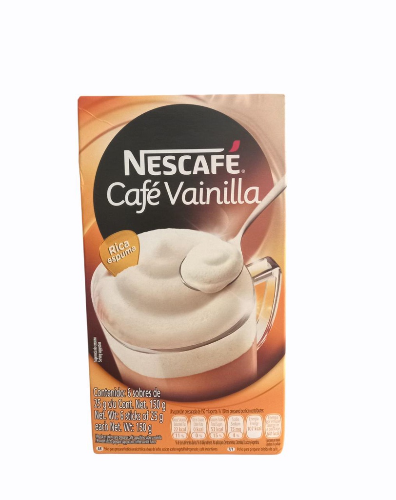 NESCAFE CAPUCCINO VAINILLA 25G