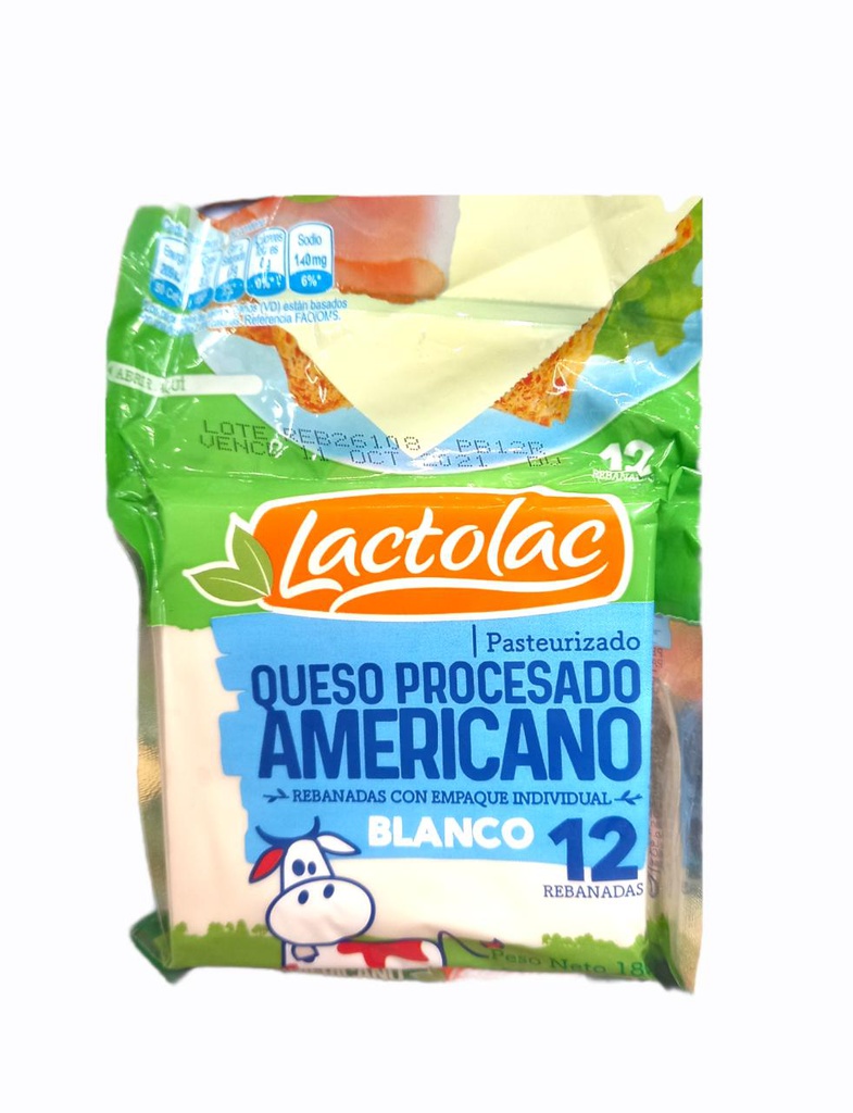 QUESO PROCESADO BLANCO 180 G