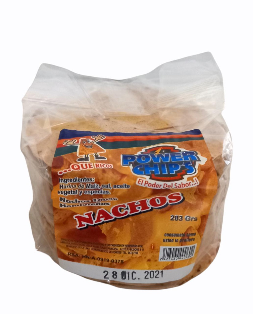 NACHOS POWER CHIPS 283GR