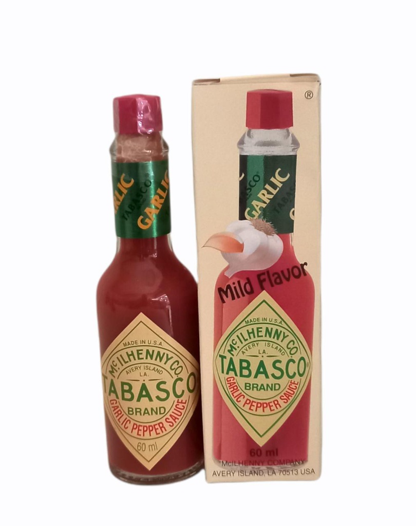 CHILE TABASCO GARLIC MILD 60ML