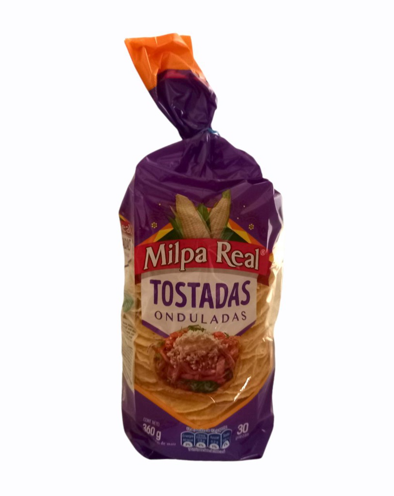 TOSTADAS ONDULADAS MILPA REAL 