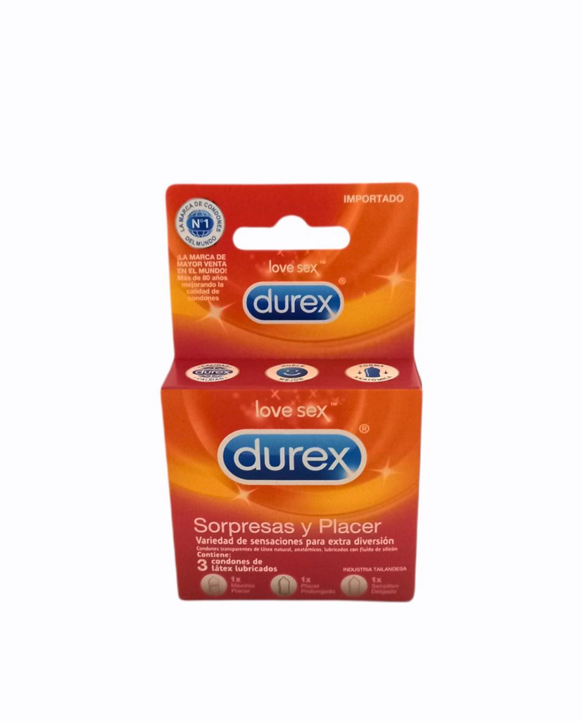 CONDONES DUREX SORPRESAS Y PLA