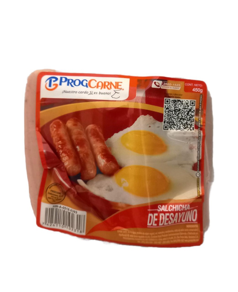 SALCHICHA DESAYUNO 450GR PROGC