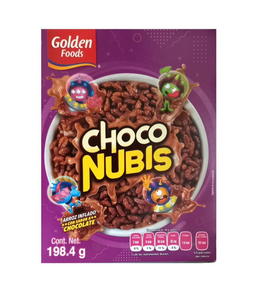 CEREAL CHOCO NUBIS GOLDEN FOOD