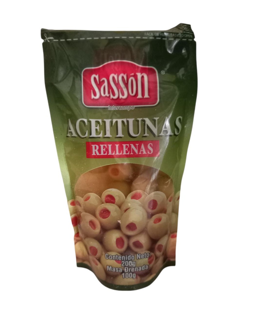 ACEITUNAS RELLENAS SASSON 200 