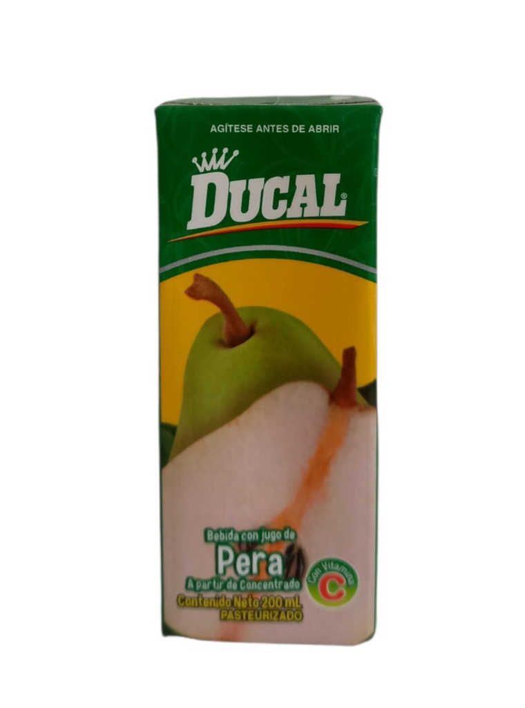 JUGO DE PERA DUCAL CAJITA 200M