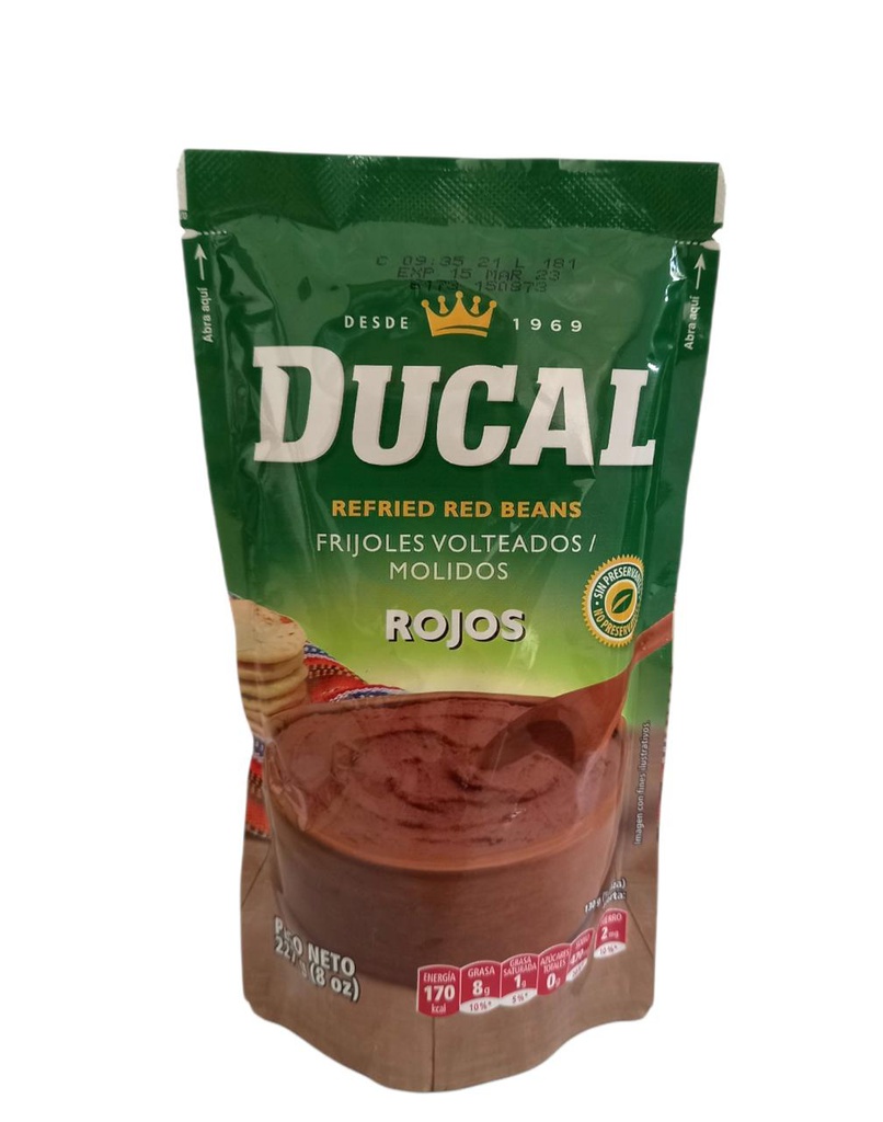 FRIJOL VOLTEADO ROJO DUCAL 227