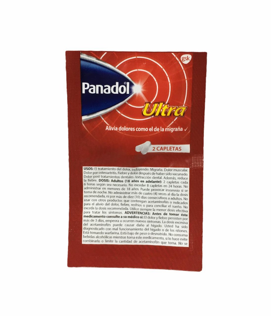 SOBRE PANADOL ULTRA UNIDAD