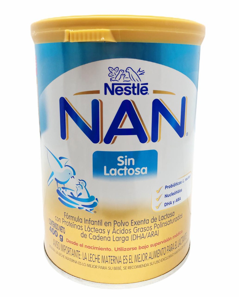 LECHE NAN S/LACTHOSA 400GR