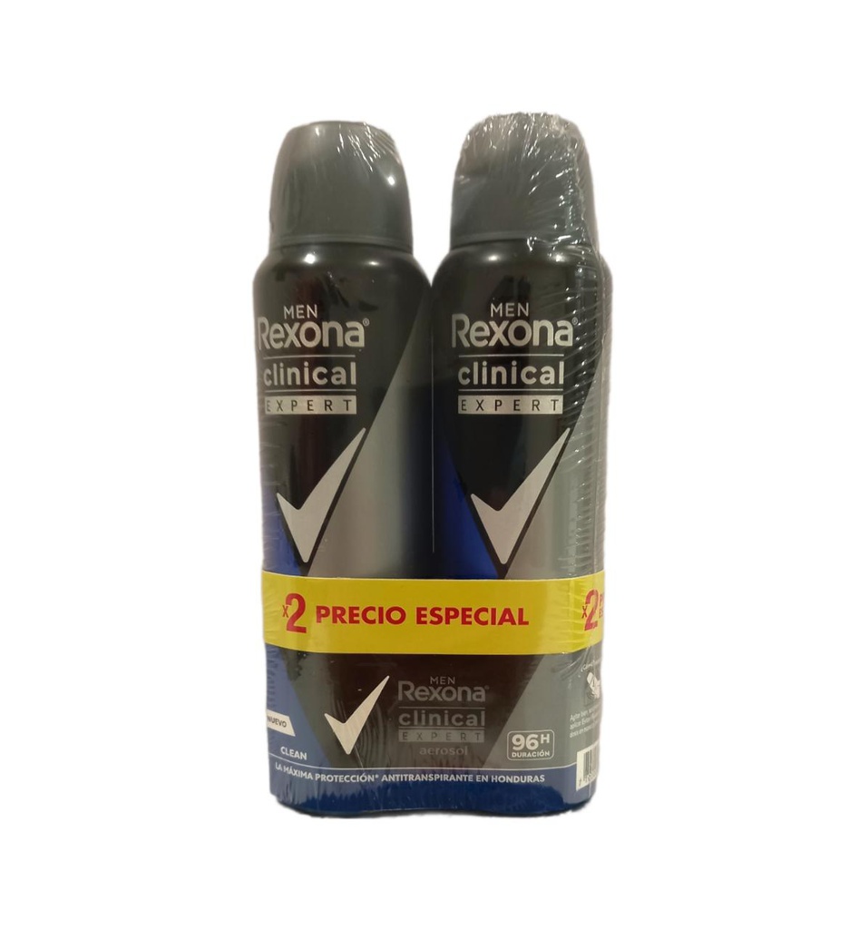 2 PACK DEO REXONA CLINICAL MEN